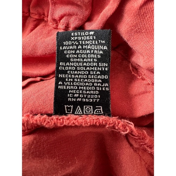 Social Standard By Sanctuary Paper Bag Waist Pants High Rise Coral Size XXL - Picture 6 of 6